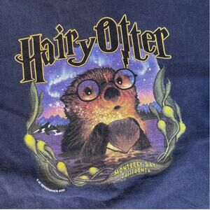 Vintage Y2K “Hairy Otter” Tee